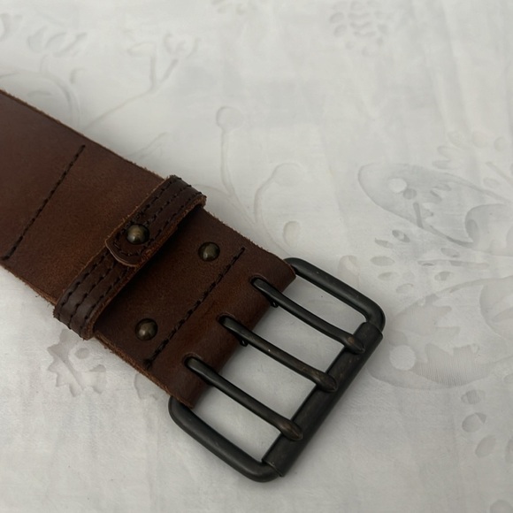 1937 accessories size S genuine leather made in USA Y2K chunky - Picture 4 of 10